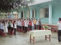 Trường mầm non Vô Điếm tổ chức cho trẻ thăm quan trải nghiệm tại Trường Tiểu học.